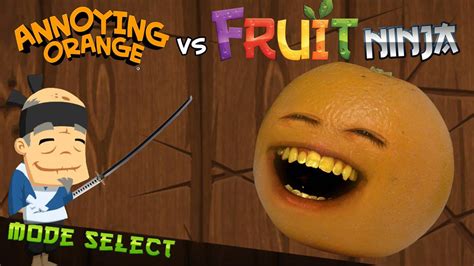 Annoying Orange Animated Adventures Annoying Orange Vs Fruit Ninja