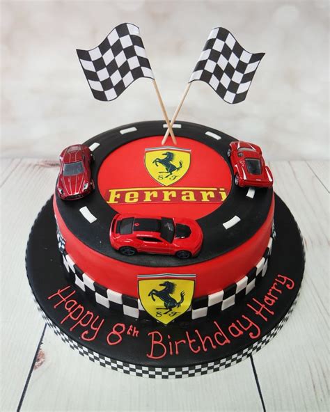 Ferrari Race Car Cake Ferrariracecarcake Ferraricake