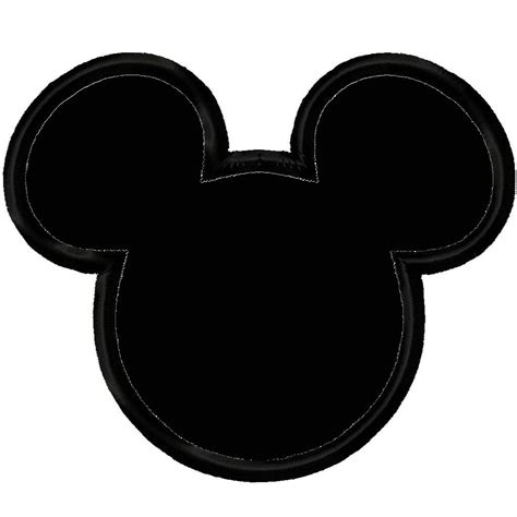 Mickey Mouse Head Silhouette Clipart Best