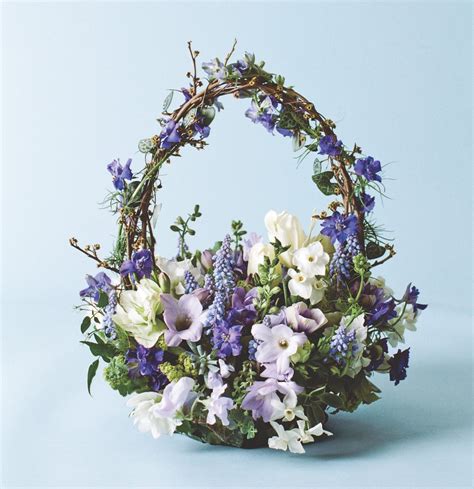 A Tisket A Tasket Flowers In A Basket Flower Magazine