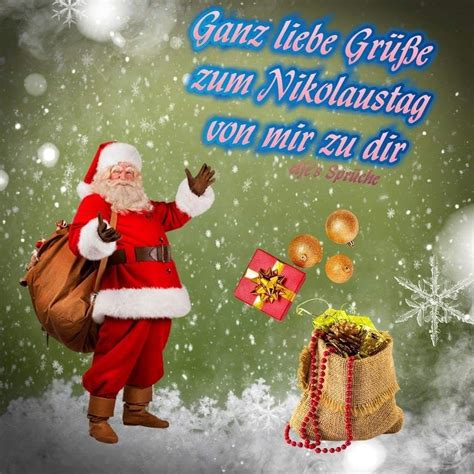 Pin Von Birgit Stiller Auf Nikolaus Frohe Weihnachten Lustig Gr E