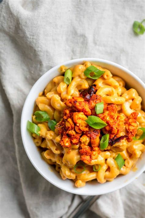 Vegan Chipotle Mac And Cheese With Spicy Tempeh Crumbles The Curious