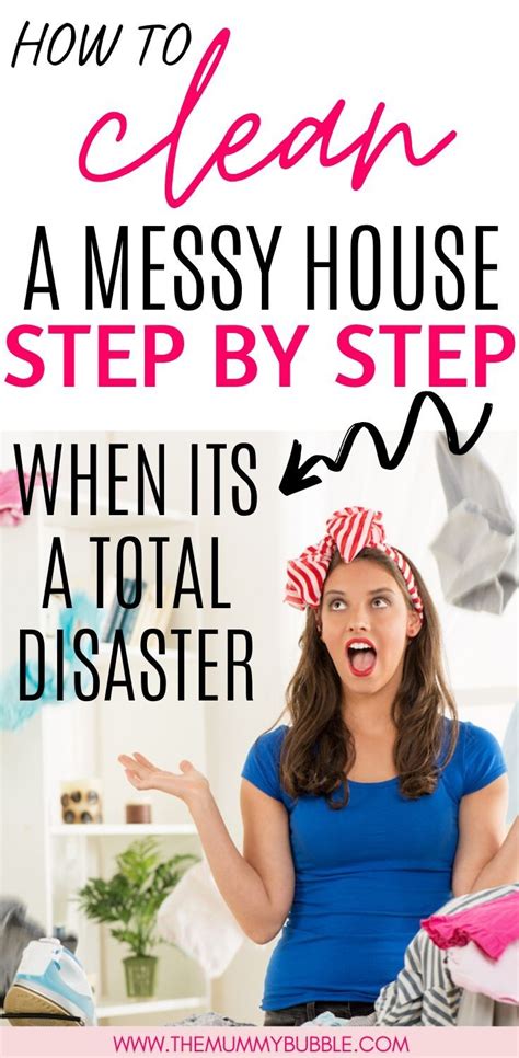 How To Clean A Messy House Step By Step Messy House Mom Life Hacks Cleaning
