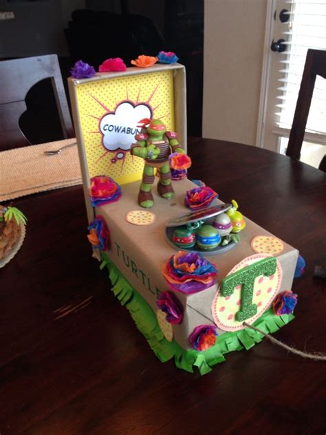 Make a card levitate as a magic trick. Ninja Turtle shoebox float | Kids parade floats, Carnival ...
