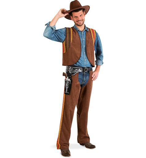 Cowboy Western Kostüm 2tlg Chaps Und Weste