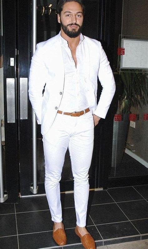 Mens Suits White Linen Suits Wedding 2 Piece Suits Dinner Etsy Mens
