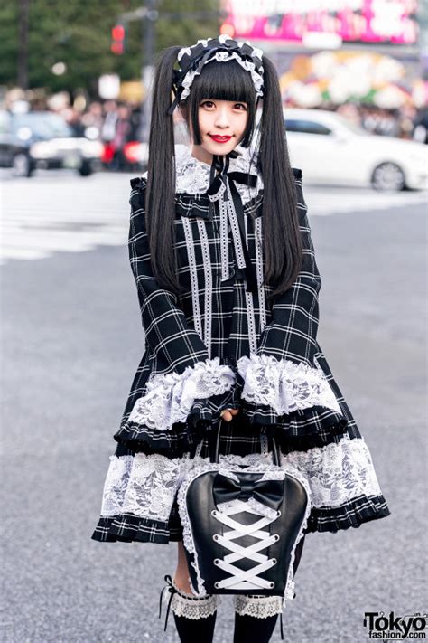 Japanese Gothic Lolita Yukachin On The Street In Tokyo Fashion