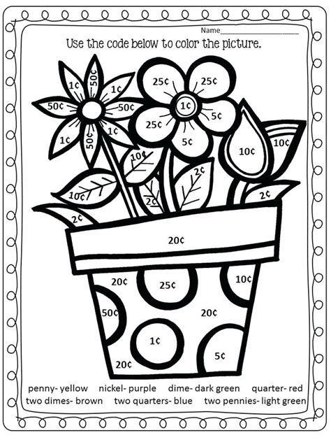Free Printable Coloring Worksheets For Grade 1
