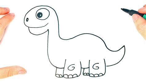 Https://wstravely.com/draw/how To Draw A Baby Dinosaur Easy