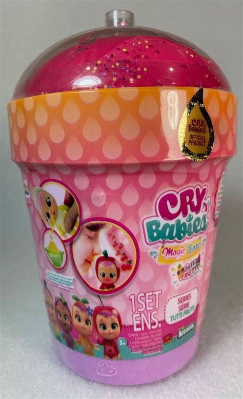 Cry Babies Magic Tears Tutti Frutti Series Pink Lid Newsealed