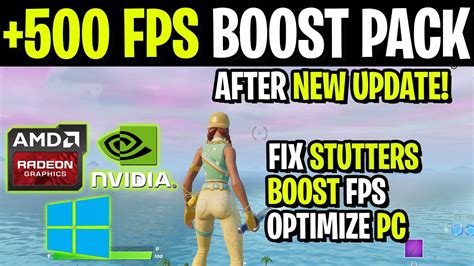 How To Boost Fps Fortnite Low End Pc Chapter 3 After Update Fix