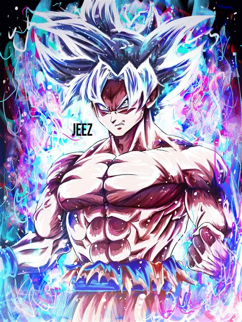 ArtStation Mastered Ultra Instinct Goku JeeZ Art Anime Dragon