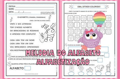 Cantiga Para Introduzir O Alfabeto AlfabetizaÇÃo