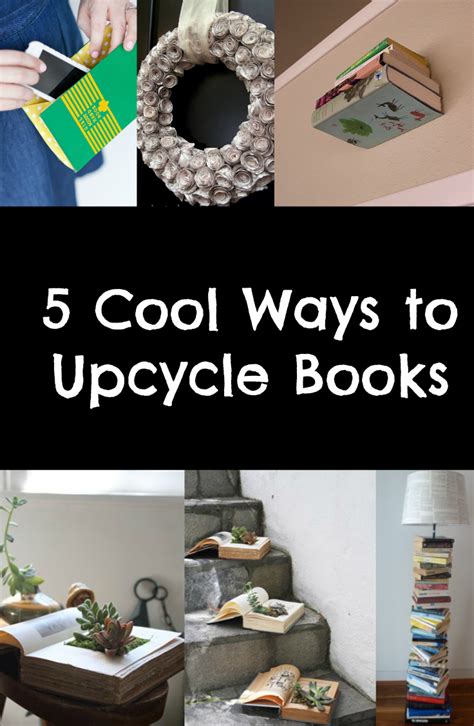 5 Cool Ways to Upcycle Books - Fabulessly Frugal