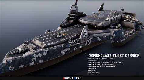 Artstation Aircraft Carrier Osiris Class