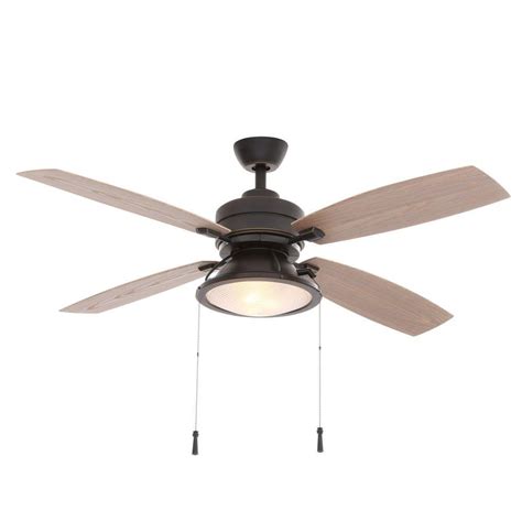 You could found another home depot ceiling fans with lights better design ideas. Hampton Bay Kodiak 52 in. Indoor/Outdoor Dark Restoration ...