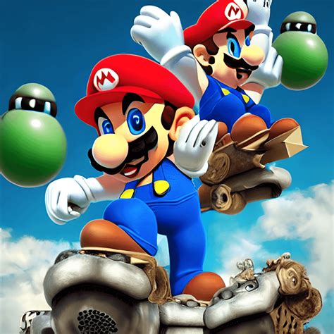 Super Mario Bros Hyper Realistic Graphic · Creative Fabrica