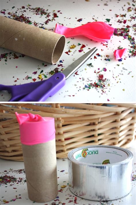 Confetti Poppers Craft For New Years Eve Kids Party Activities