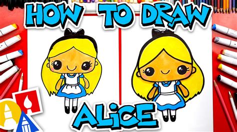 How To Draw Alice In Wonderland Step By Step