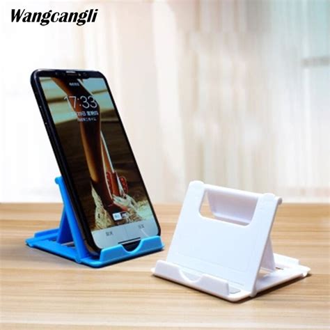 Universal Folding Table Cell Phone Support Plastic Holder Desktop Stand