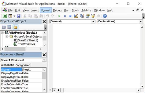 Visual Basic For Applications Vba