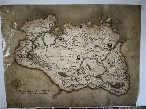 Still Have The Original Map From 2011 Rskyrim