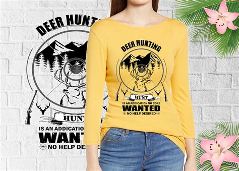 Deer Hunting T Shirt Design On Behance