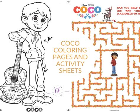 Free Printable Coco Coloring Pages Free Printable Templates