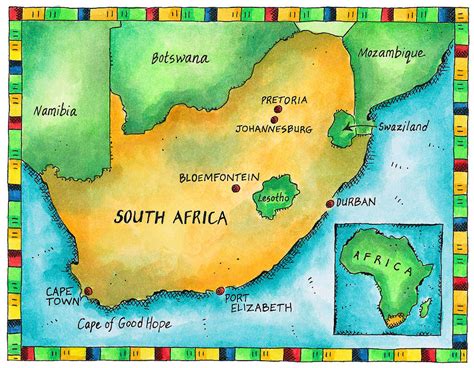 Cape Of Good Hope On Map