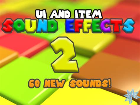 Ui And Item Sound Effects 2 음향 효과음 Unity Asset Store