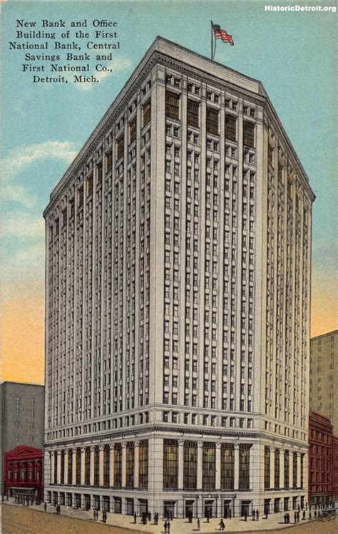 First National Building Postcards — Historic Detroit