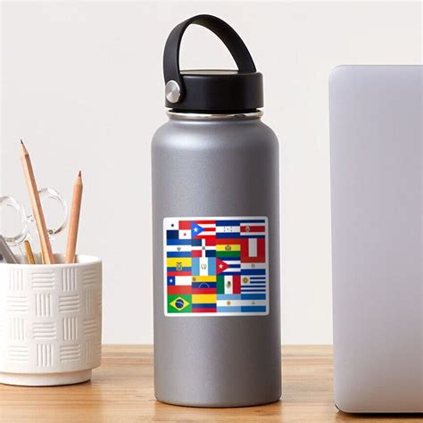 Flags Of Latin America Sticker For Sale By Geronimogeorge Redbubble