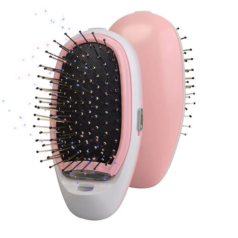 Newly Portable Electric Ionic Hair Brush Negative Ions Scalp Massage