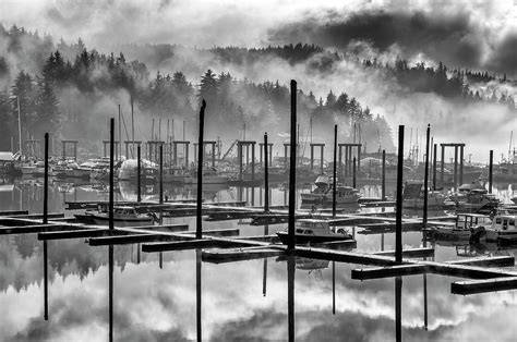 Black And White Scenic Of Auke Bay Photograph By John Hyde Pixels