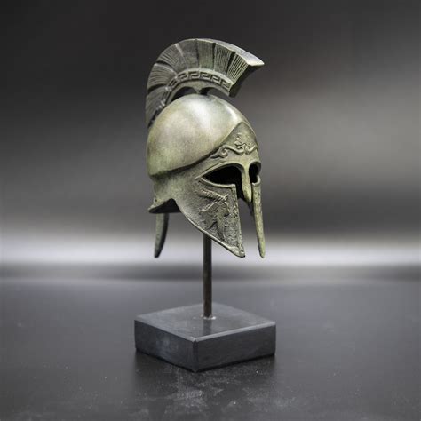 Ancient Greek Bronze Helmet Greek Key Crest Helmet Corinthian War