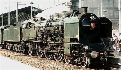 La Pacific Du Plm Une 231 K8 Steam Locomotive Steam Trains Train