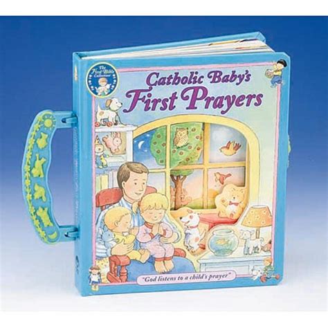 Catholic Babys First Prayers Board Book With Handle Childrens