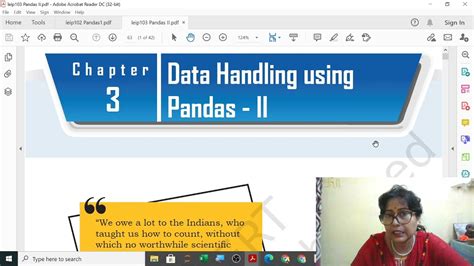 Data Handling Using Pandas Ii 12 Ip Dfmax Youtube