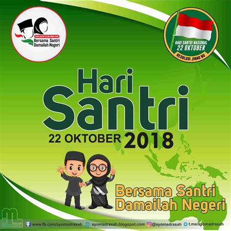 Kumpulan gambar meme lucu santri dp bbm lucu kisah lucu santri dan. Kumpulan Gambar Ucapan Hari Santri 2018 - Ayo Madrasah