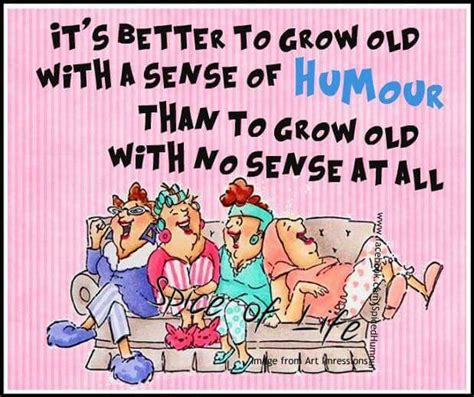 Its Better To Grow Old With A Sense Of Humour Than To Funny Cartoons Funny Jokes