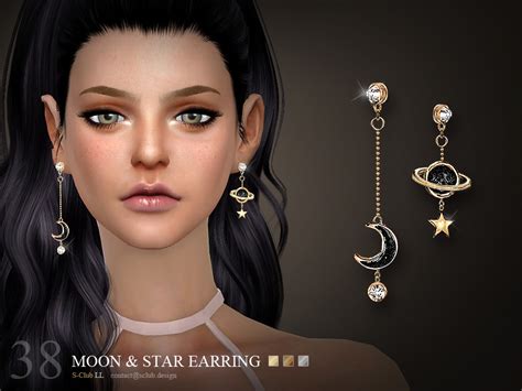 The Sims Resource S Club Ll Ts4 Earring N38