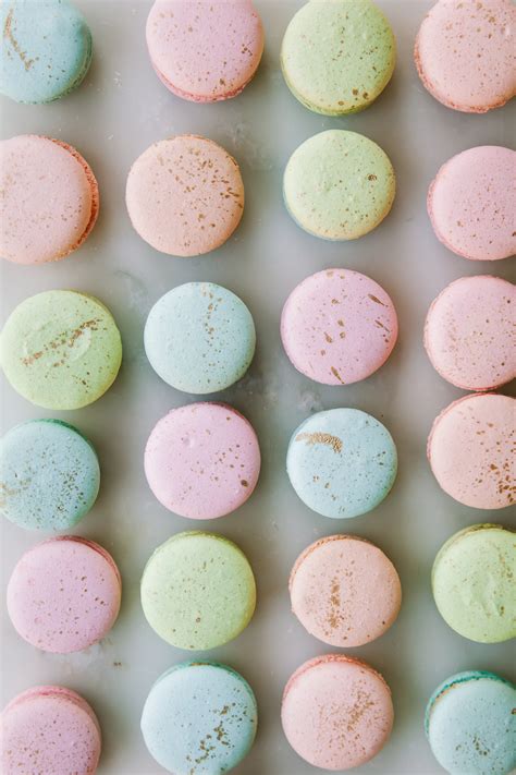 Pastel And Gold French Macarons — Style Sweet Ca
