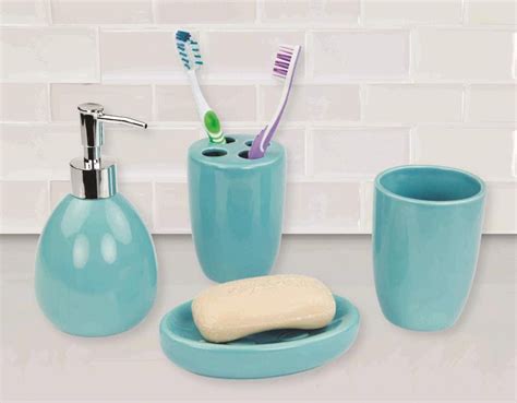 Turquoise And White Bathroom Accessories Semis Online