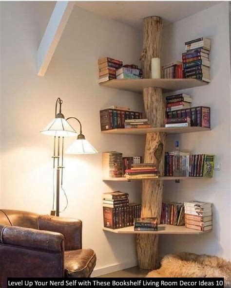 Level Up Your Nerd Self With These Bookshelf Living Room
