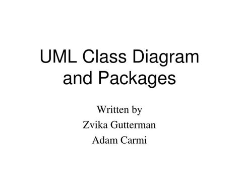 Ppt Uml Class Diagram And Packages Powerpoint Presentation Free