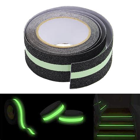 Anti Slip Grip Tape Glow In Dark Green Luminous Safety Tread Tape