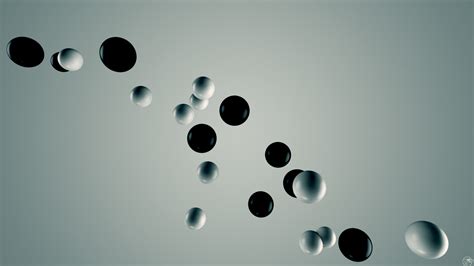 Abstract 3d Sphere Simple Background Digital Art Artwork Black