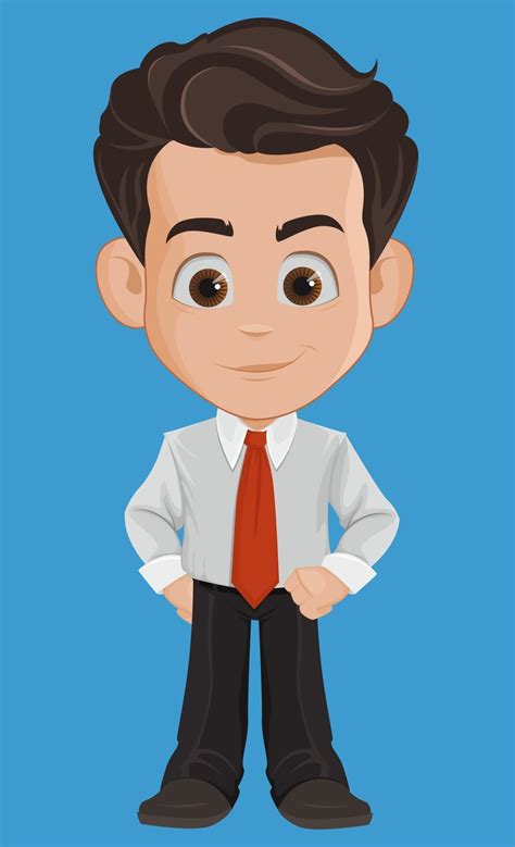 Funny Businessman Cartoon Character 2718561 Vector Art At Vecteezy