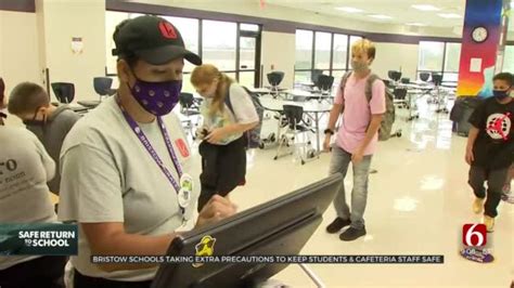 Bristow Schools Take Extra Precautions To Keep Students Cafeteria