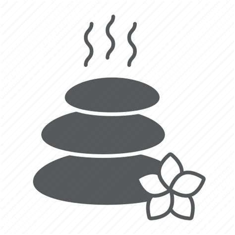 hot stone massage spa beauty salon relax icon download on iconfinder
